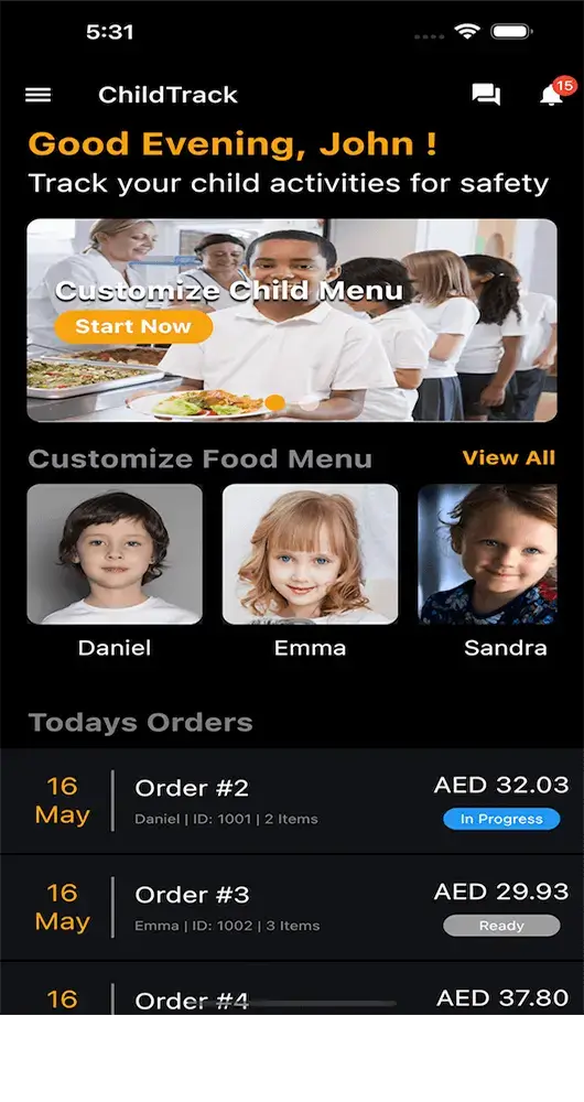 childtrack-app-screen